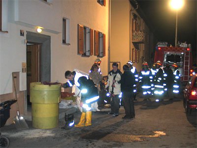 Austritt von Heizöl in Landecker Wohnhaus