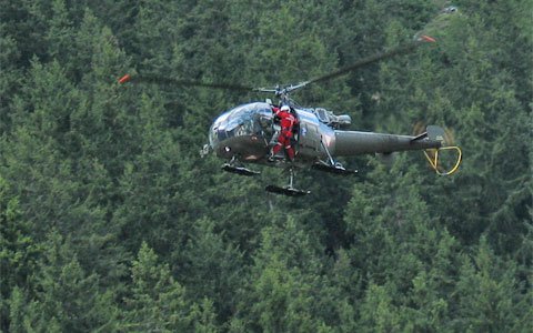 Waldbrand in Ischgl