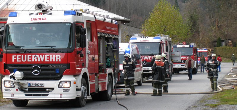 Fließer Familie nach Brand obdachlos