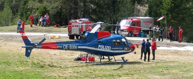 Waldbrand in Ischgl
