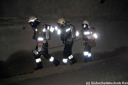 Tunnelübung im Koralmtunnel/Kärnten