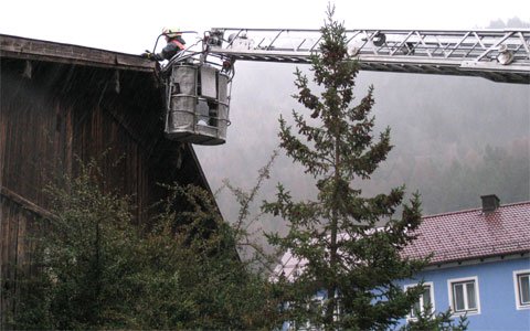 Sturmschaden in Landeck