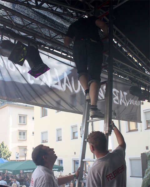 Technische Hilfeleistung beim Stadtfest Landeck
