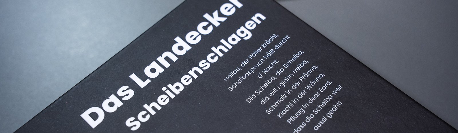 Das Landecker Scheibenschlagen - Das Buch