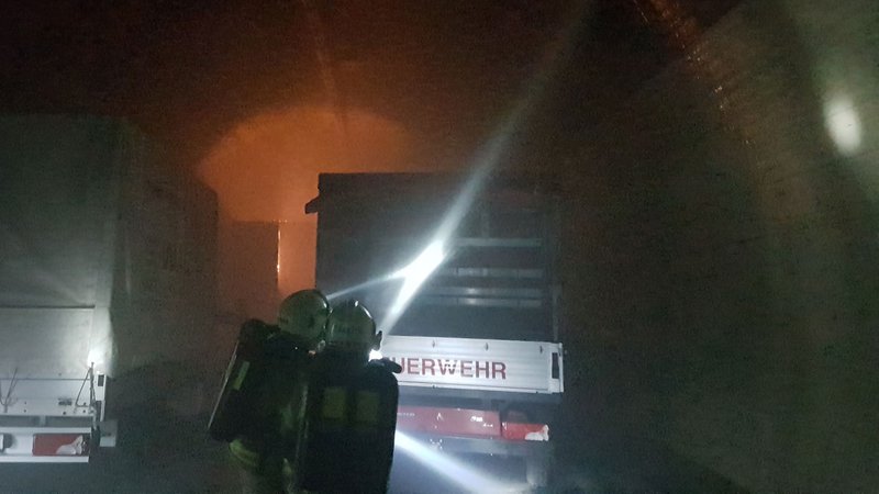 Tunnelübung im Pianner Tunnel - die FF Landeck übt den Ernstfall