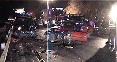 Verkehrsunfall auf der Reschenbundesstraße