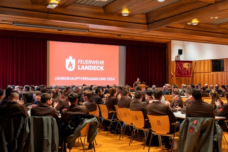 Traditionelle Jahreshauptversammlung der Stadtfeuerwehr Landeck