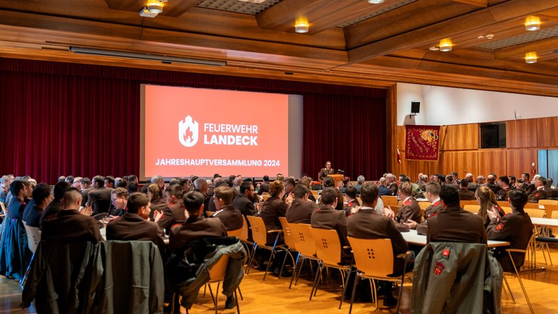 Traditionelle Jahreshauptversammlung der Stadtfeuerwehr Landeck