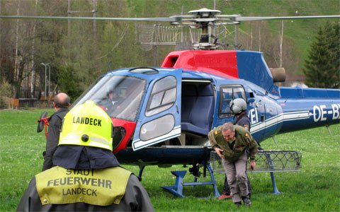 Waldbrand in Ischgl