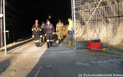 Tunnelübung im Koralmtunnel/Kärnten