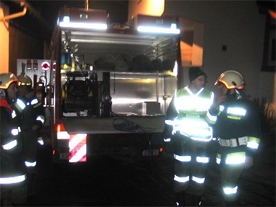 Brand eines Dachgeschosses in Pfunds