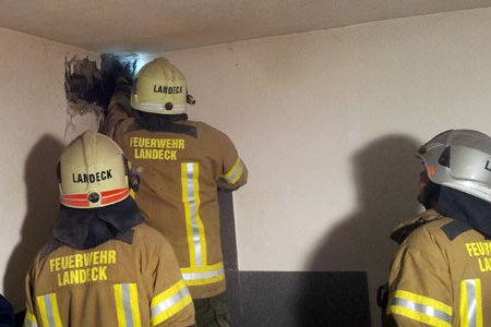 Kaminbrand in Landeck, Urichstraße
