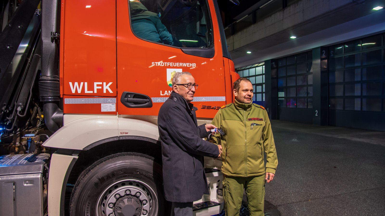 Bilder vom Fahrzeugempfang