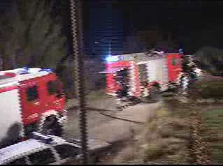 Brand eines Unterstandes im Wald oberhalb von Landeck