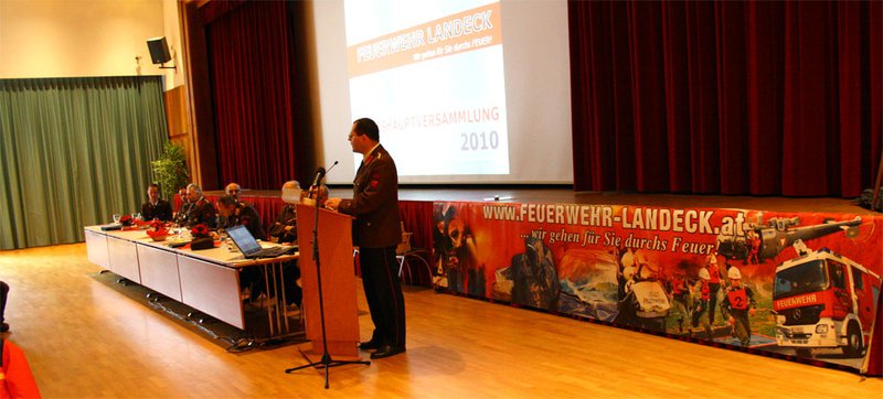 Jahreshauptversammlung der Stadtfeuerwehr Landeck
