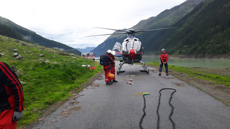 Waldbrand nach Blitzeinschlag im Kaunertal