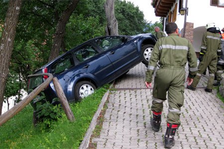 PKW-Bergung in Landeck/Perfuchs