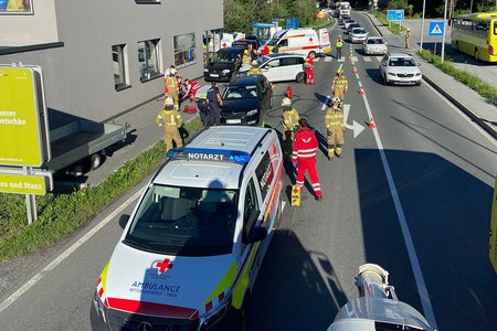 Verkehrsunfall auf der B171