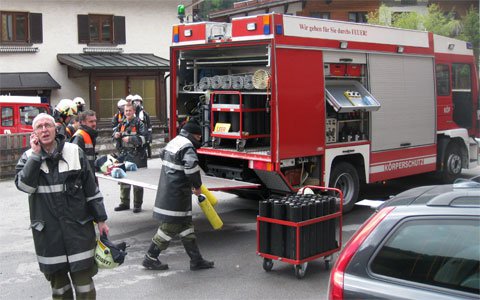 Wohnhausbrand in Flirsch