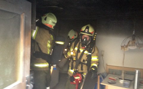 Küchenbrand - Mann erlitt Rauchgasvergiftung