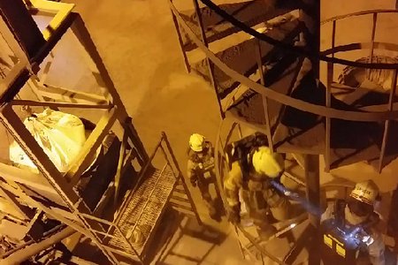 SSG-Übung in der Donau Chemie, Landeck