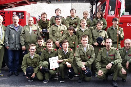 Wissenstest der Feuerwehrjugend in Landeck
