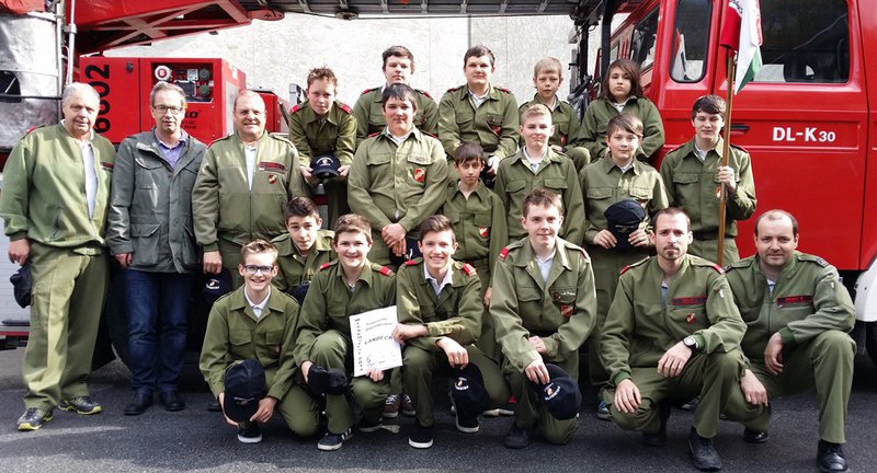 Wissenstest der Feuerwehrjugend in Landeck