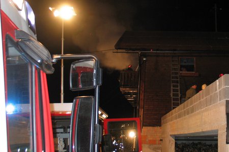 Brand eines Doppelhauses in Giggl/Tobadill