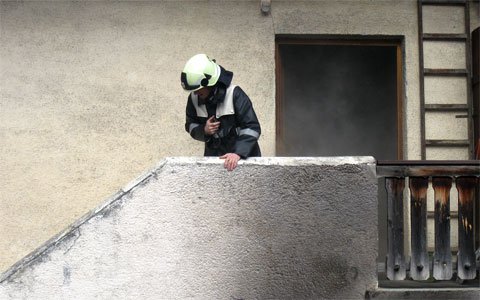 Wohnungsbrand in Landeck/Perjen