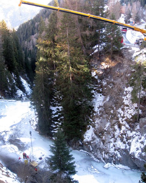 Mineralölaustritt in Serfaus