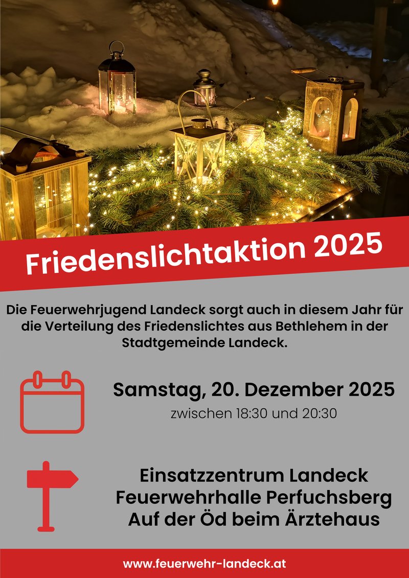 Ankündigung: Friedenslichtaktion 2025