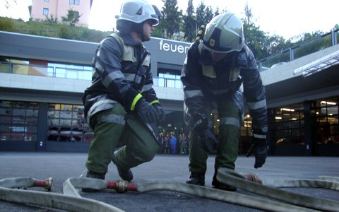 Erster feuerwehrinterner Bewerb für Erstangriff im Brandfall