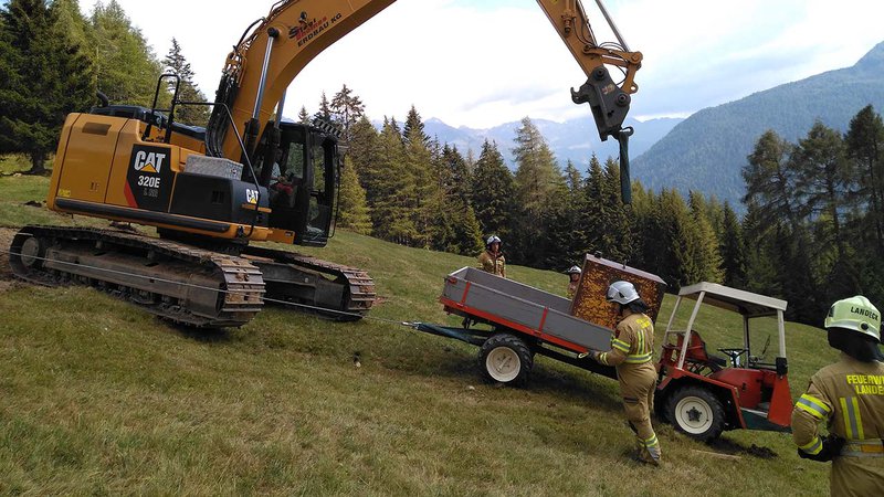 Traktorbergung Dawinalpe Strengen